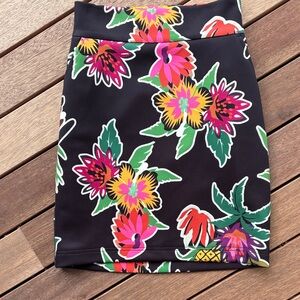 Pinko Multicolor Floral Skirt